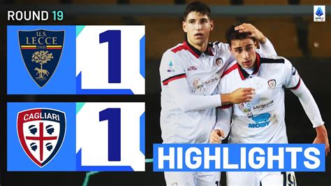 LECCE CAGLIARI 1 1 HIGHLIGHTS Oristanio Salvages A Point For The