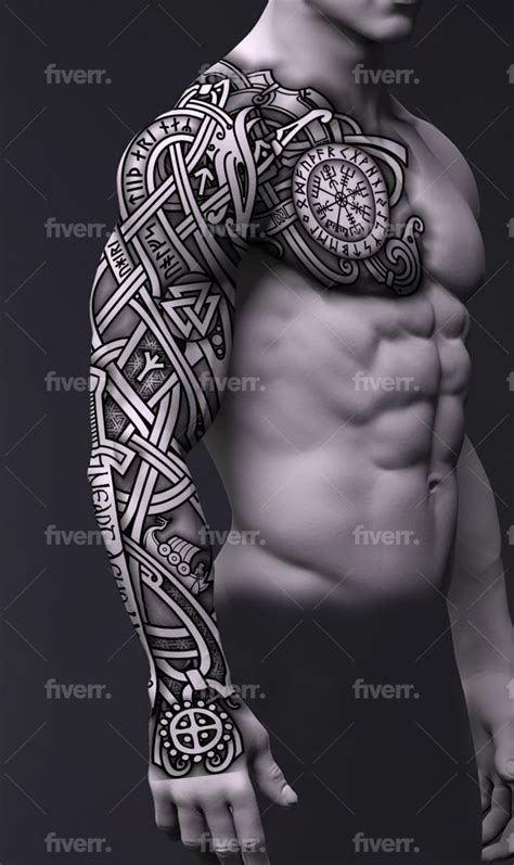 Tattoowizardsco: I will create celtic, nordic, viking, runes tattoo ...