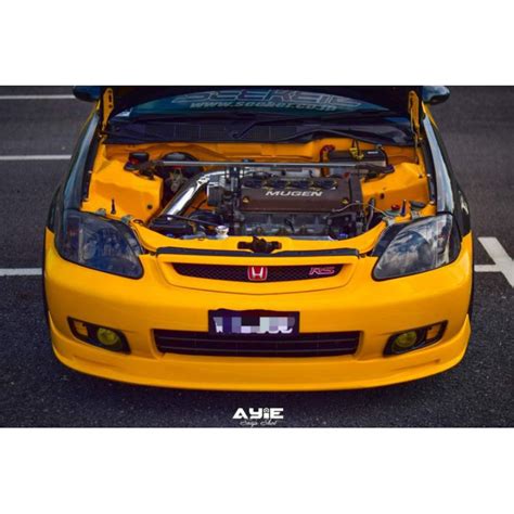 Honda Civic Ek9 Ek99 So4 Lip Mugen Pu Skirting Momokvtec Shopee Malaysia