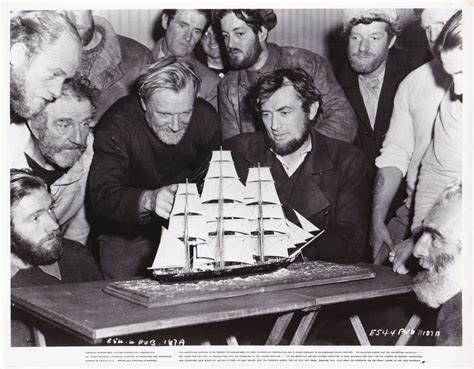 Moby Dick (Original photograph from the set of the 1956 film) von John Huston (director ...