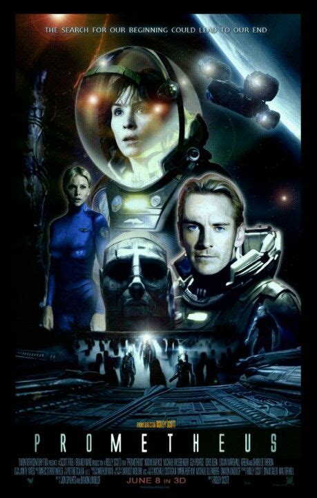 Prometheus Science Fiction Movie Posters Prometheus Movie Action