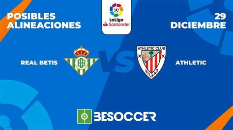 Posibles Alineaciones Del Real Betis Vs Athletic