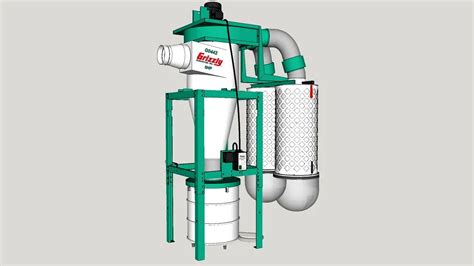 Grizzly G0442 5 HP Cyclone Dust Collector 3d Model