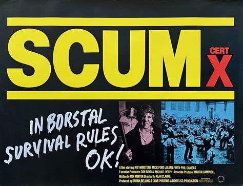 Original Scum Movie Poster - Ray Winstone - Phil Daniels