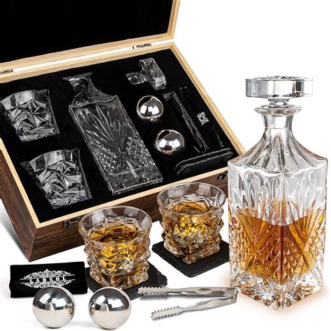 Whiskey Decanter Set Whiskey Stones T Set For Men