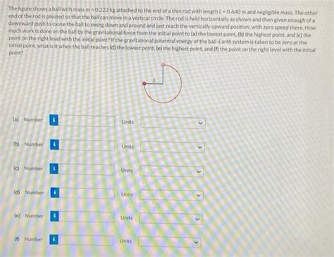 Solved The Hgure Shows A Ball With Mass M Kg Attached Chegg