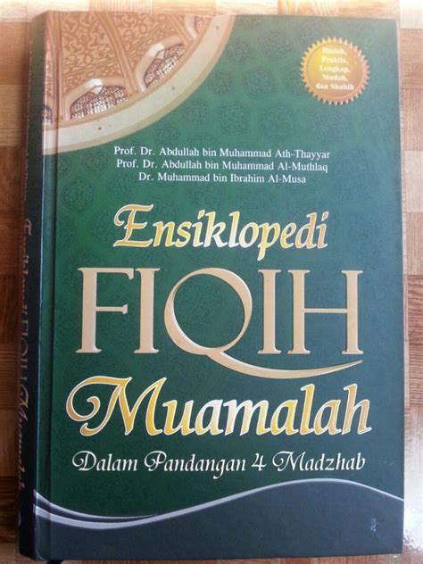 Buku Ensiklopedi Fiqih Muamalah Dalam Pandangan 4 Madzhab