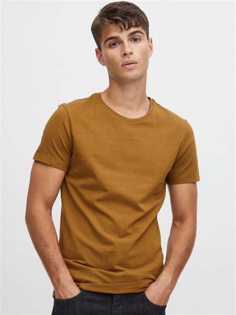 Casual Friday T Shirt Marron Slim Fit Modivo Fr