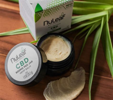 NuLeaf Naturals CBD Balm CBD For Relief Miracle Leaf