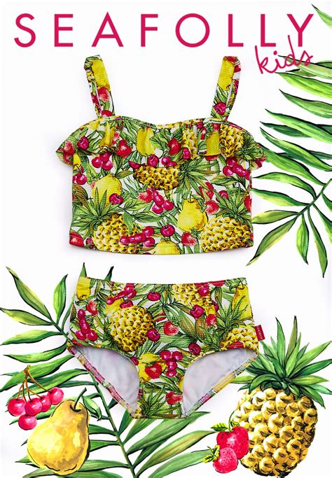 Seafolly Kids Summer 2014 Tutti Cutie Bustier Bikini