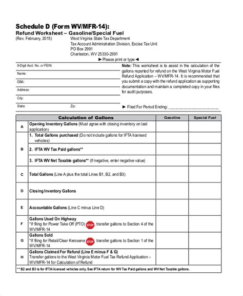 Free 17 Sample Schedule Forms In Pdf Ms Word Excel