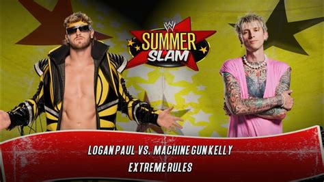 WWE 2K22 Logan Paul Vs Kelly Machine Gun At Summer Slam PS5 Gameplay