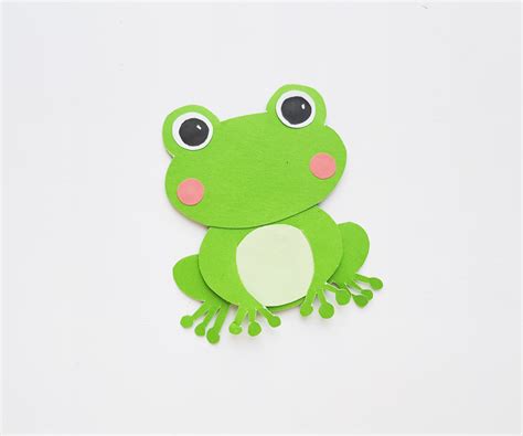 Fun Paper Frog Craft For Kids The Gingerbread Uk