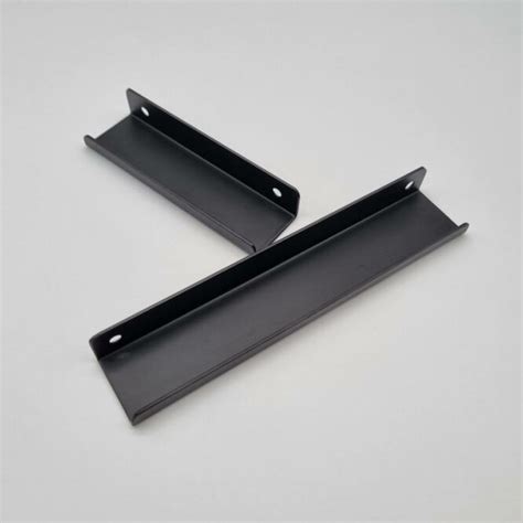 Matte Black Finger Edge Pull Concealed Handles Deals 4 Less