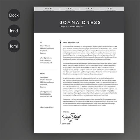 Resume Template 2 pages | Resume template, Cover letter for resume, Resume