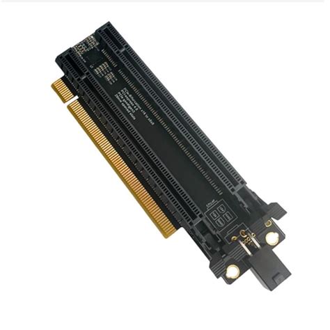 Pci E 40 X16 1 To 2 Expansion Card Gen4 Split Card Pcie Bifurcation X16 To X8x8 With 20mm