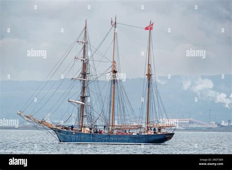 Loa in the Tall Ships Race 2023, sailing ships leaving Hartlepool on ...