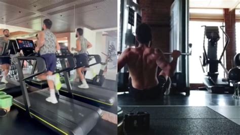 Gym Freak Virat Kohli Flaunts His Toned Body As He Does His Workout