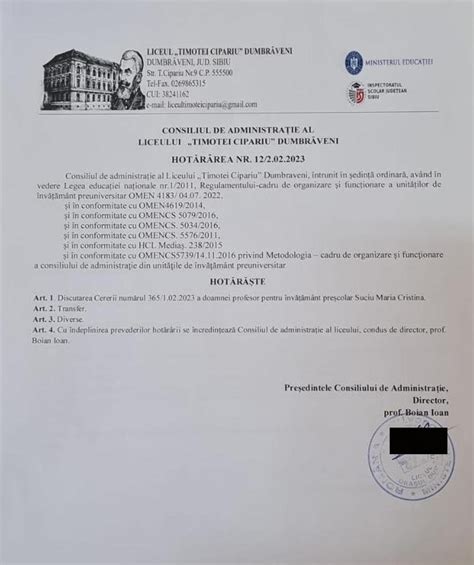 An școlar 2022 2023 Liceul Timotei Cipariu Dumbrăveni