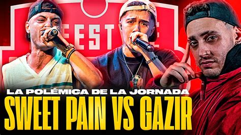 La Pol Mica Blon Reacciona A Sweet Pain Vs Gazir Fms Espa A Youtube