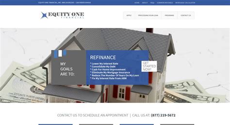 Equity One Financial Chesterton IN Web Designs Your Way LLC