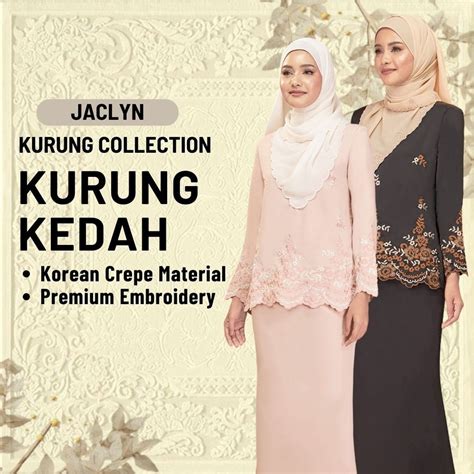 Zoe Arissa Baju Raya Haji Viral Jaclyn Kurung Sulam Klasik Style