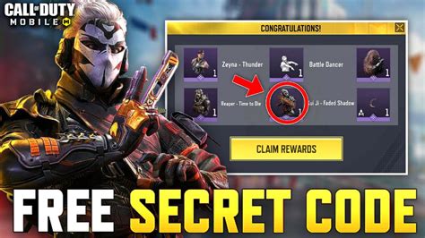 New Free Secret Redeem Code Rewards Free Epic Character More