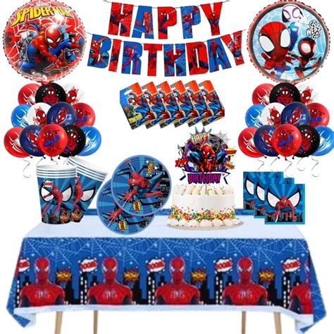 Globos Cotill N Decorativo Cumplea Os Spiderman Tu Fiesta A Un Click