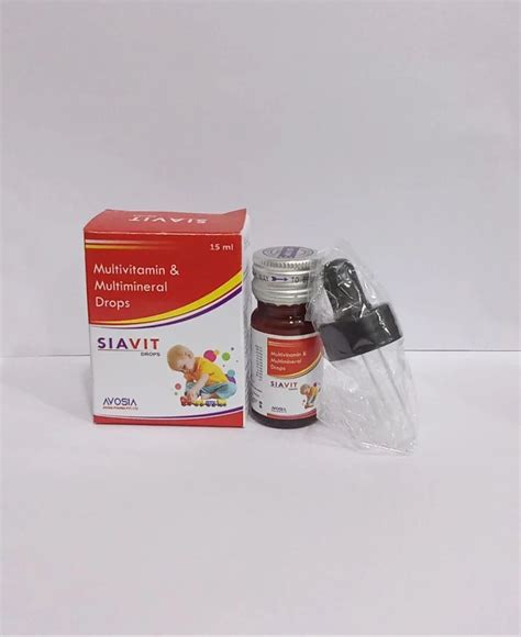 Multivitamin Multimineral Drops Packaging Size 15 Ml At Rs 70