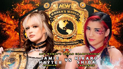 WWE 2K22 PS5 Jamie Hayter Vs Hikaru Shida Aew Women S World