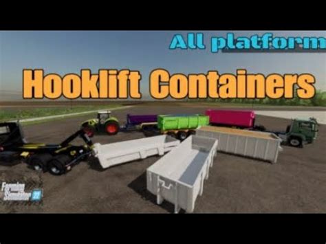 Hooklift Containers New Mod For All Platforms On FS22 YouTube