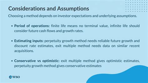 Dcf Terminal Value Formula How To Calculate Terminal Value Model Wall Street Oasis