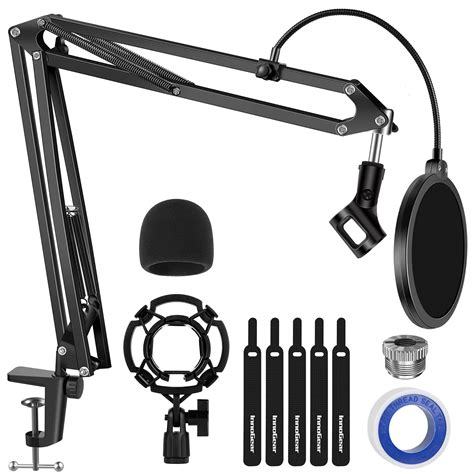 Buy InnoGear Mic Stand Microphone Stand For Blue Yeti Boom Arm Scissor