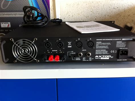 Ampli Sono Jb Systems Vx