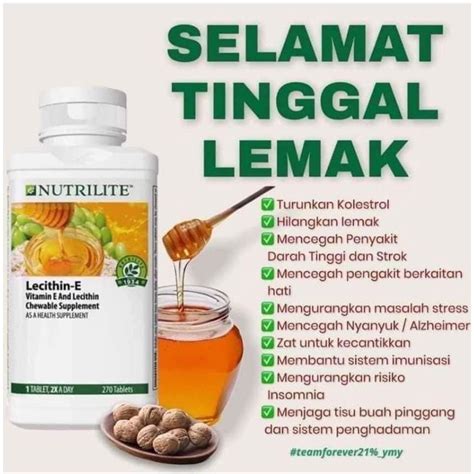 Nutrilite Lecithin E Amway Product Shopee Malaysia