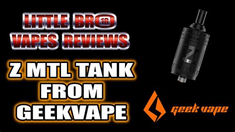 GEEKVAPE Z MTL TANK YouTube