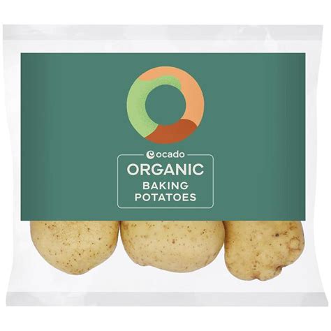 Ocado Organic British Baking Potatoes Ocado