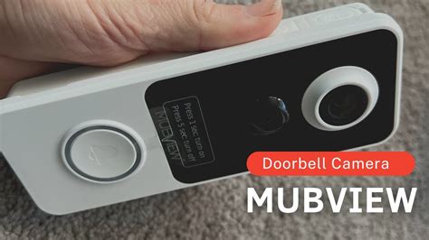 Mubview Doorbell Camera Wireless No Subscription Smart Video Doorbell