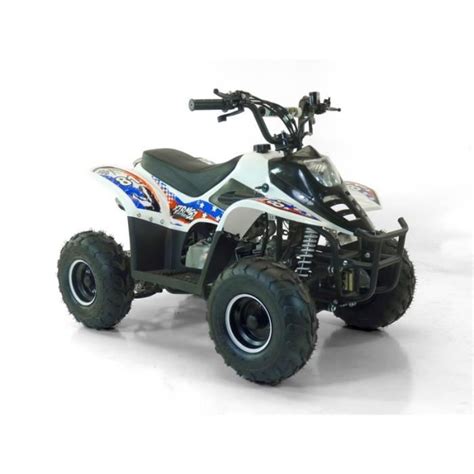 QUAD ENFANT BIBOU LUXE 110cc Bleu Sans Montage Et Mise En Route