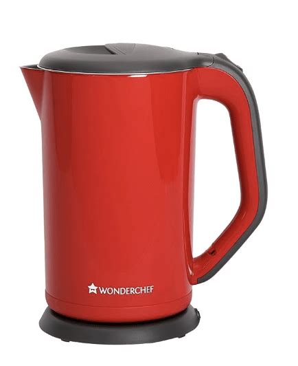 Wonderchef Electric Kettle Crimson Edge Stainless Steel With Auto