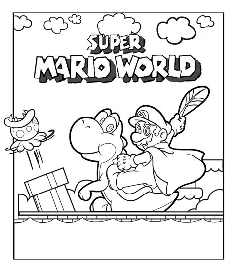 Desenhos Super Mario Para Colorir - 10