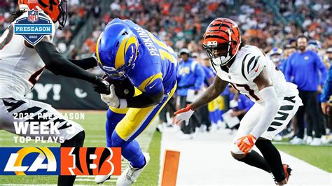 Highlights Rams Top Plays Vs Bengals Preseason Week 3 Bryce