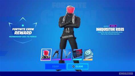 How To Get The Inkquisitor Rises Skin Fortnite Crew Pack Free New