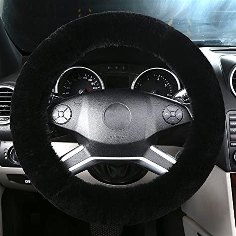 I Tested The Black Fuzzy Steering Wheel Cover And Here S Why I M Obsessed