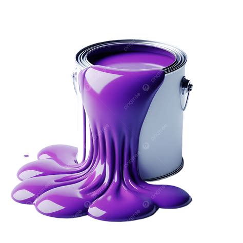 purple paint bucket clipart  dripping color icon illustration