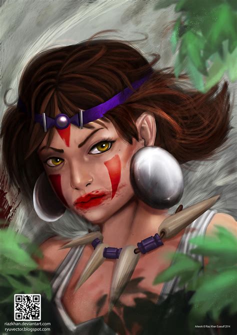 Princess Mononoke Fan Art by riazkhan on DeviantArt