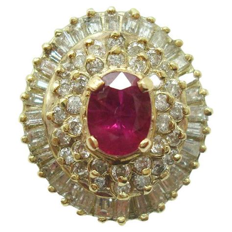 7.04 ct Burmese Ruby Ring at 1stDibs