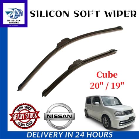 Nissan Cube Soft Silicone Wiper Blade Pcs Set Shopee Malaysia