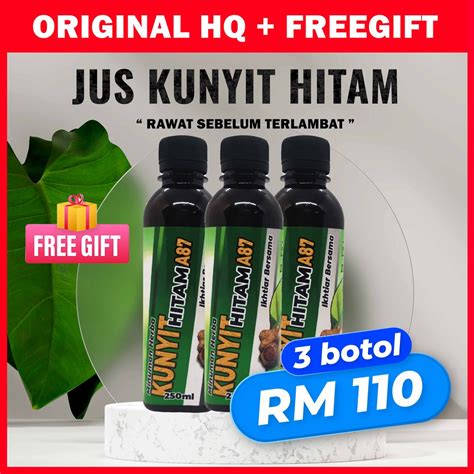 Original Jus Kunyit Hitam A Botani Ready Stock Shopee Malaysia