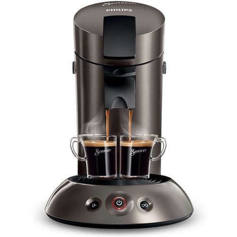 Cafetière à dosette Compatible Senseo Philips hd7818 64 L Titane